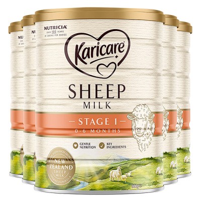 【新西兰直邮】KARICARE 可瑞康婴幼儿配方国宝级绵羊奶粉1段900G 3/6罐